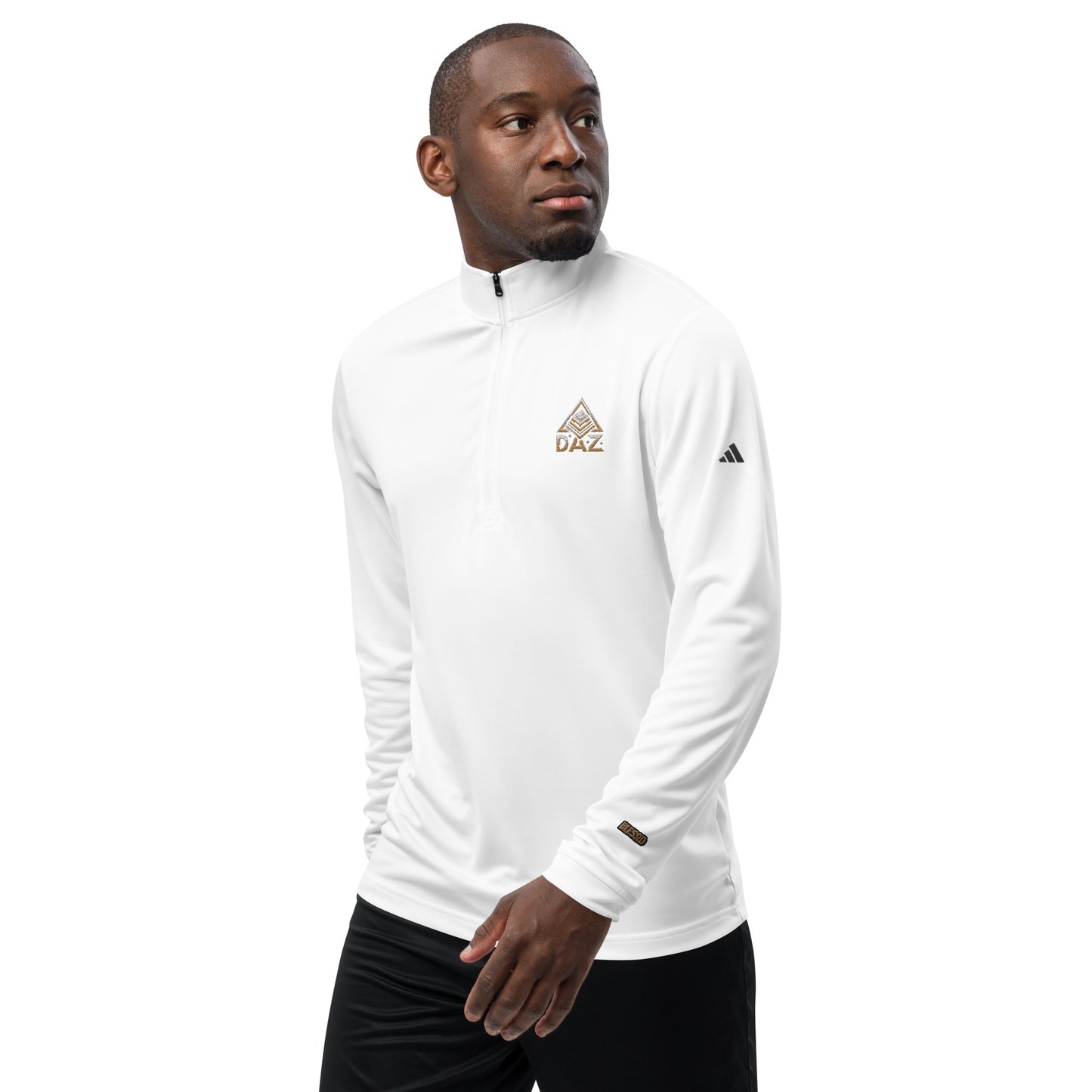 Camiseta DAZ Hombre con cremallera de un cuarto + Adidas