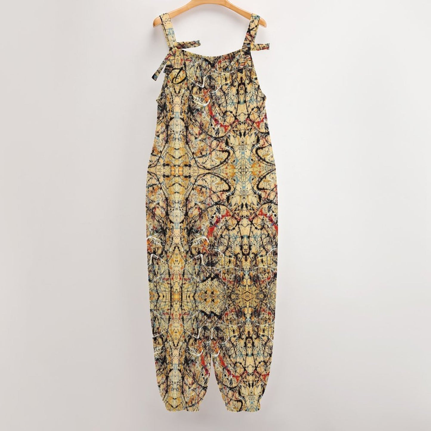 The Dazmond Abstract Canvas Jumpsuit
