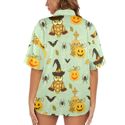 Camisa Hawaiana DAZ Luxury para Mujer (Hecha en Queens)