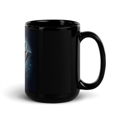 Taza negra brillante DAZ Art