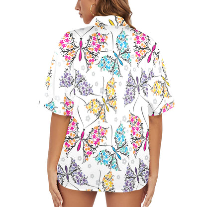 Camisa Hawaiana DAZ Luxury para Mujer (Hecha en Queens)