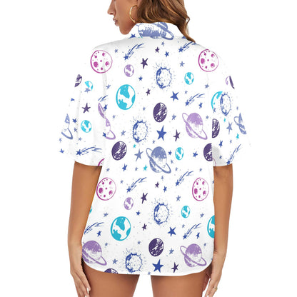 Camisa Hawaiana DAZ Luxury para Mujer (Hecha en Queens)