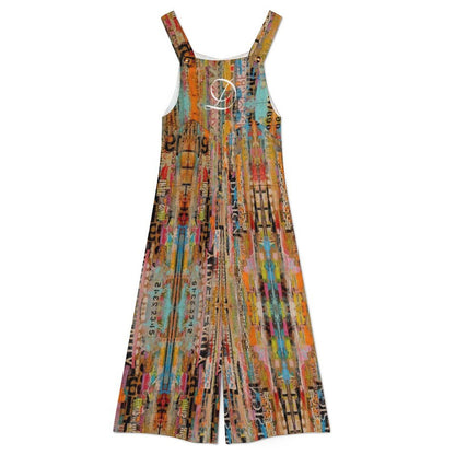 DAZMOND® "Urban Collage" Wide-Leg Dungarees