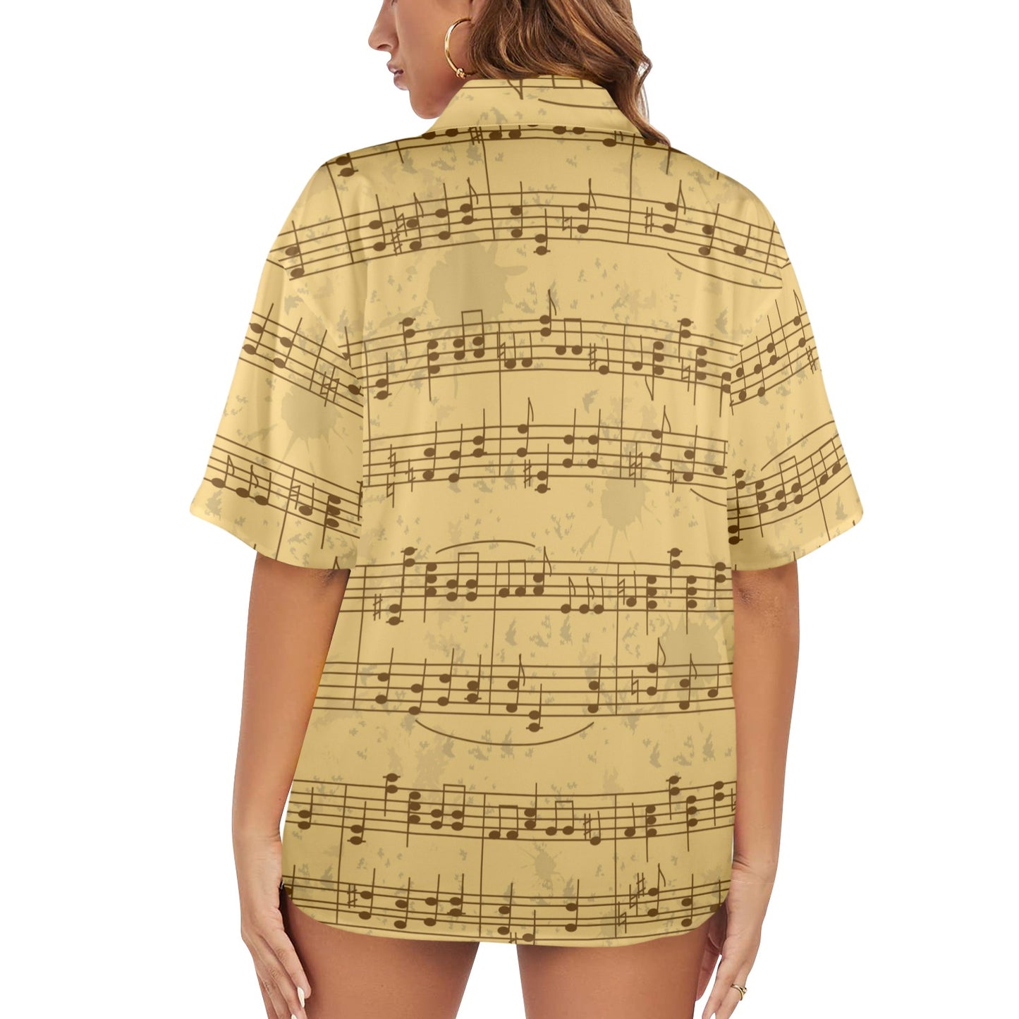Camisa Hawaiana DAZ Luxury para Mujer (Hecha en Queens)