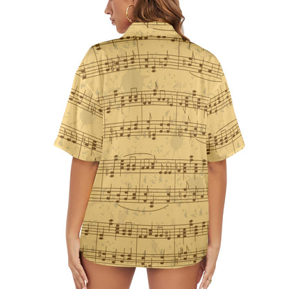Camisa Hawaiana DAZ Luxury para Mujer (Hecha en Queens)