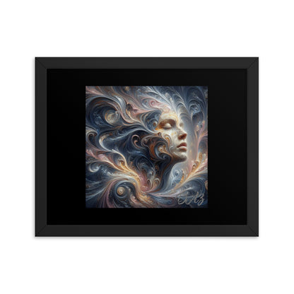 DAZMOND® Art "The Soul’s Awakening" Framed Poster