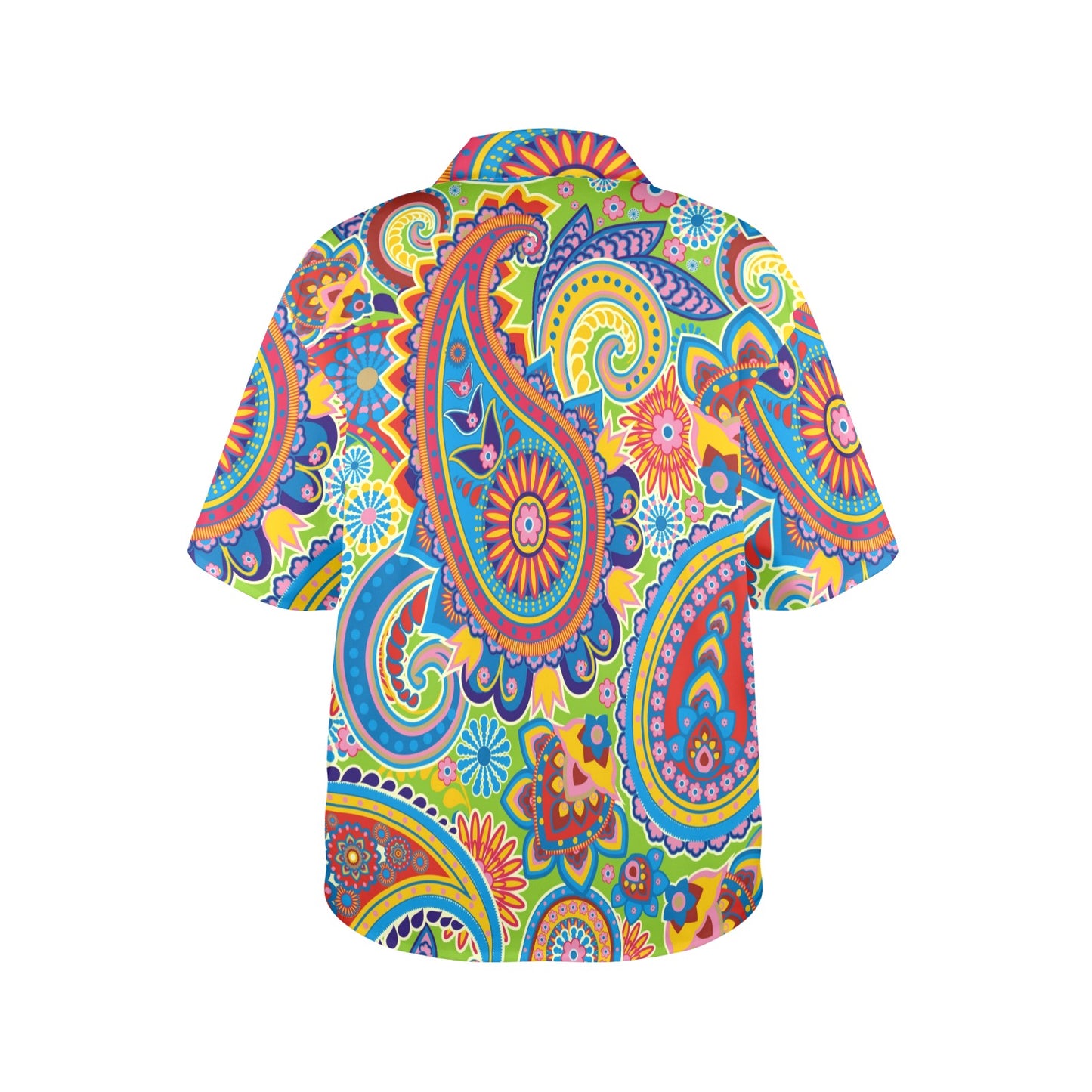 Camisa Hawaiana DAZ Luxury para Mujer (Hecha en Queens)