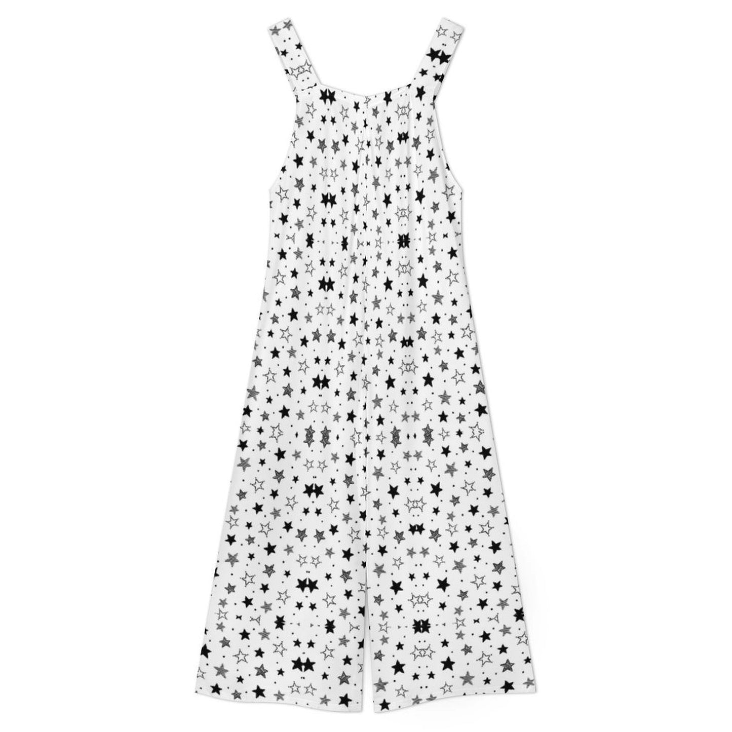DAZMOND® "Stardust Monochrome" Wide-Leg Dungarees