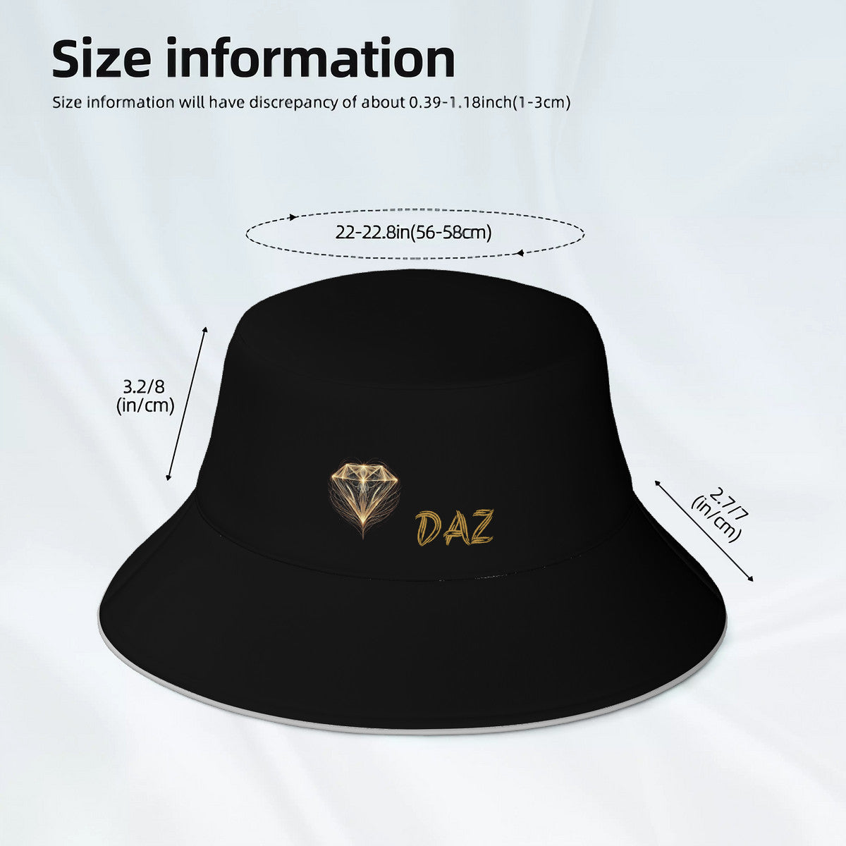 Sombrero de pescador reflectante DAZ Luxury