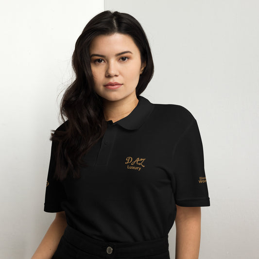 DAZMOND® "Grace Piqué" Luxury Women’s Polo