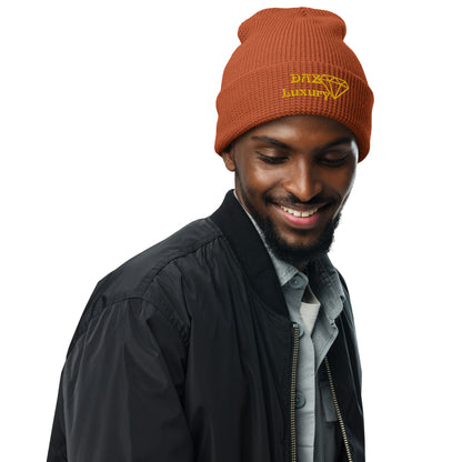 Gorro DAZ Luxury de punto gofrado Unisex