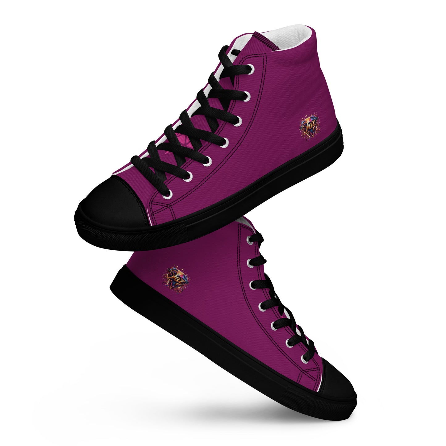 Zapatillas DAZ de lona de caña alta para mujer