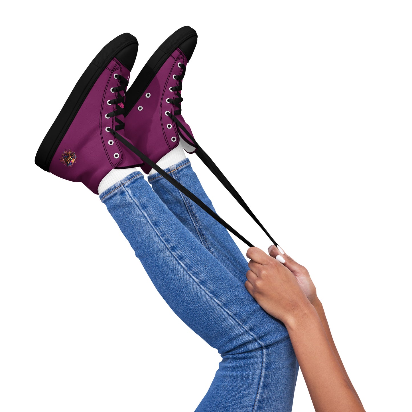 Zapatillas DAZ de lona de caña alta para mujer