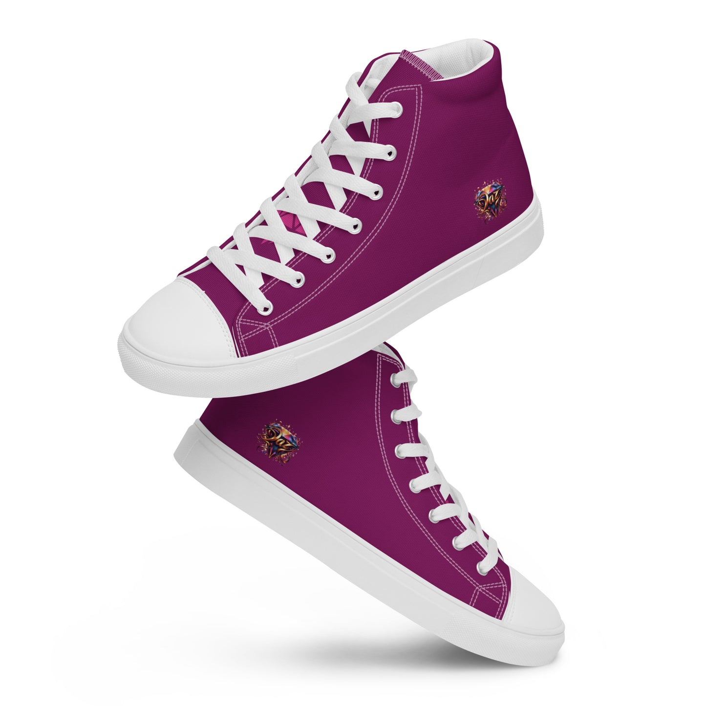 Zapatillas DAZ de lona de caña alta para mujer