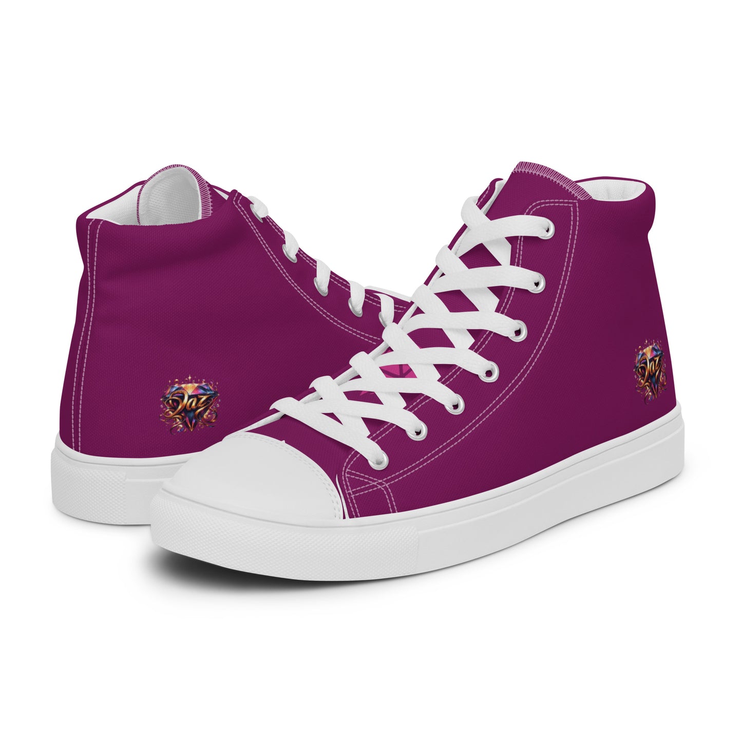 Zapatillas DAZ de lona de caña alta para mujer