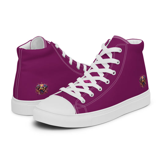 Zapatillas DAZ de lona de caña alta para mujer